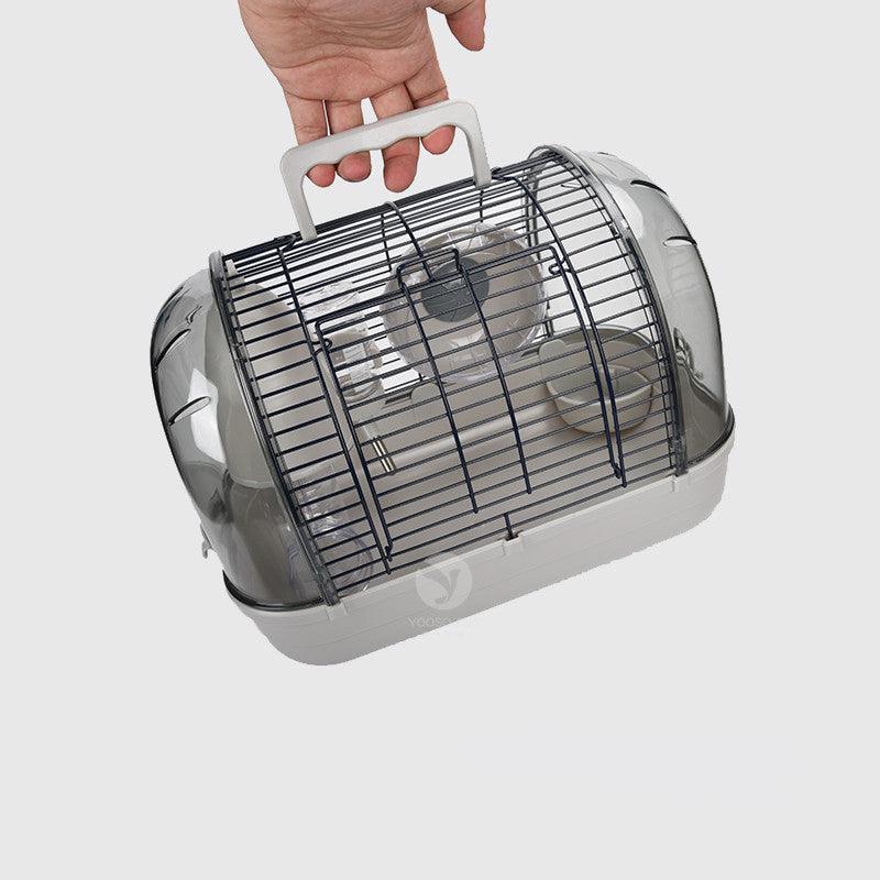 Japanese Elegance: Transparent Base Luxury Hamster Cage